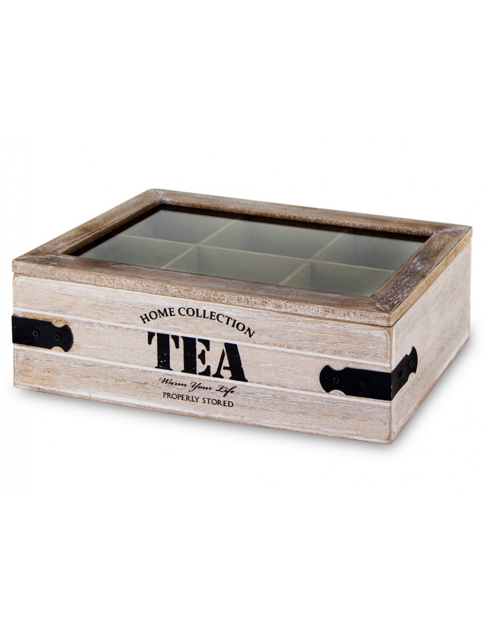 herbaciarka skrzyneczka na herbatę drewniana
