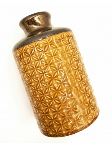 wazon musztardowy złoty etniczny elegancki