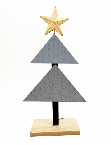 Ozdoba figurka zimowa świąteczna CHOINKA 35,5x19 cm