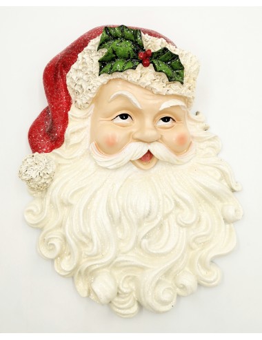 Ozdoba ścienna dekoracja świąteczna na drzwi ŚWIĘTY MIKOŁAJ 33x25 cm