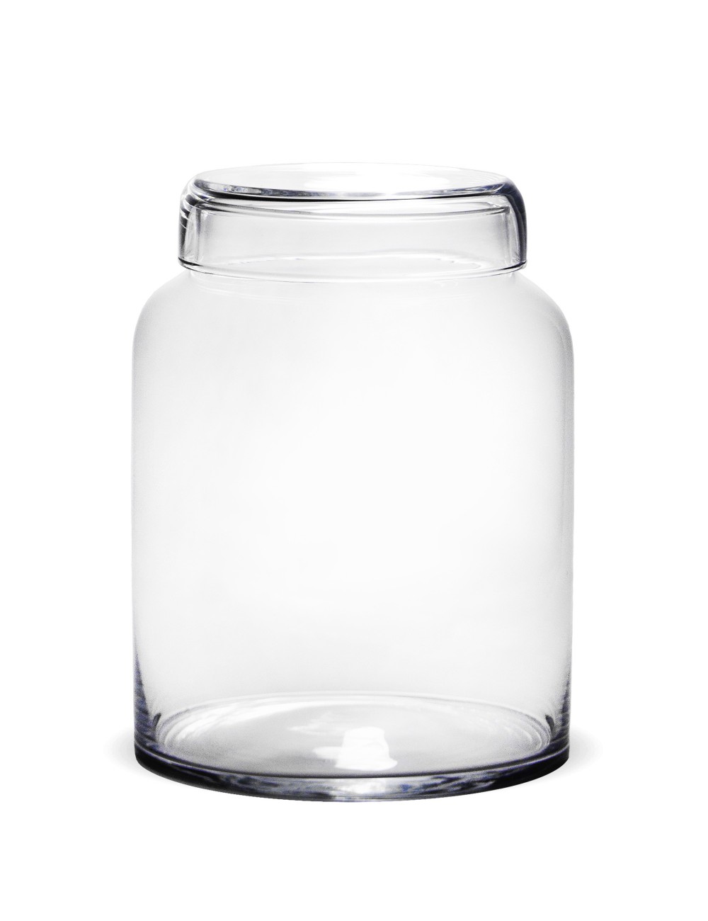 Bombonierka szklana pojemnik na słodycze 21x15,5 cm
